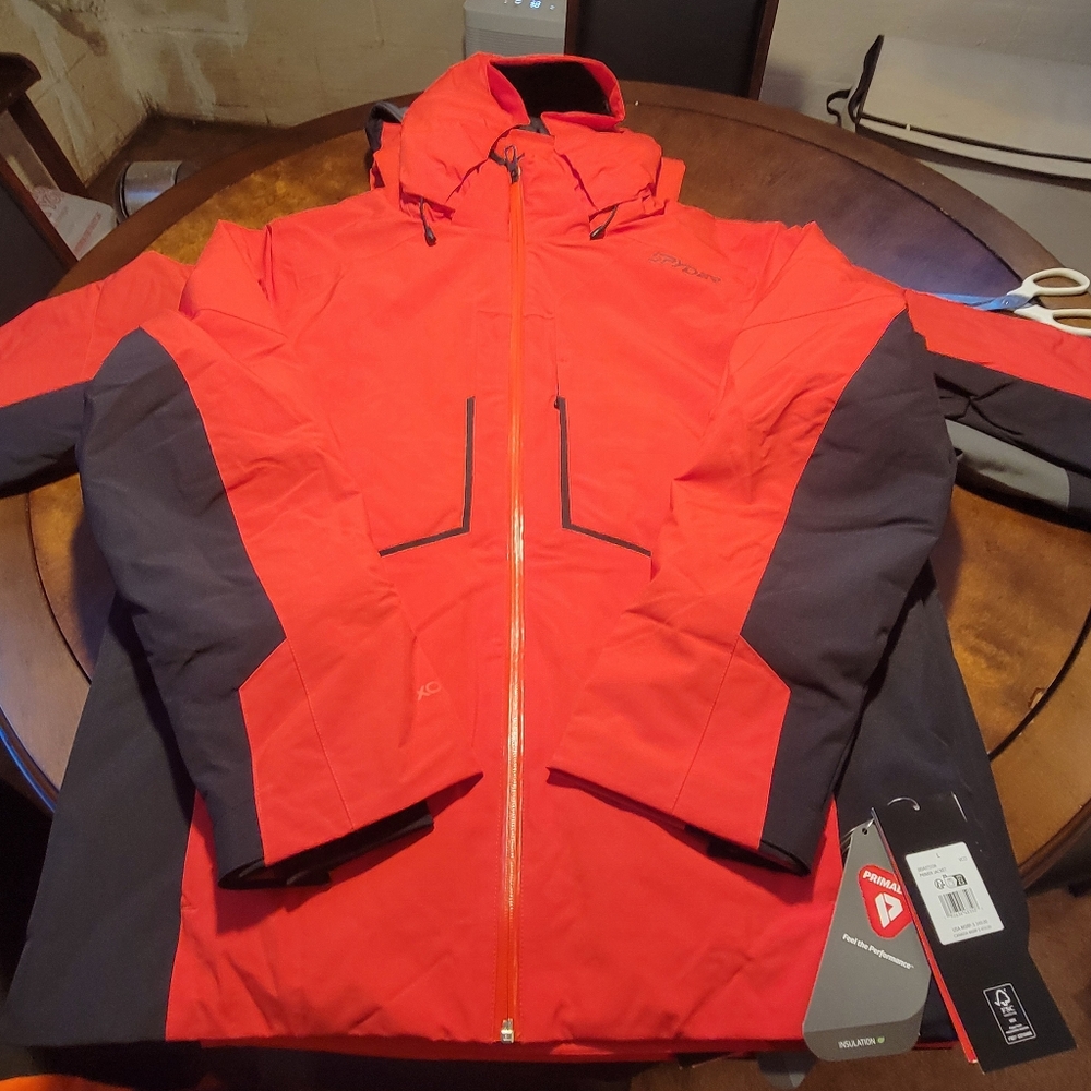 Spyder Black and Red Ski Jacket